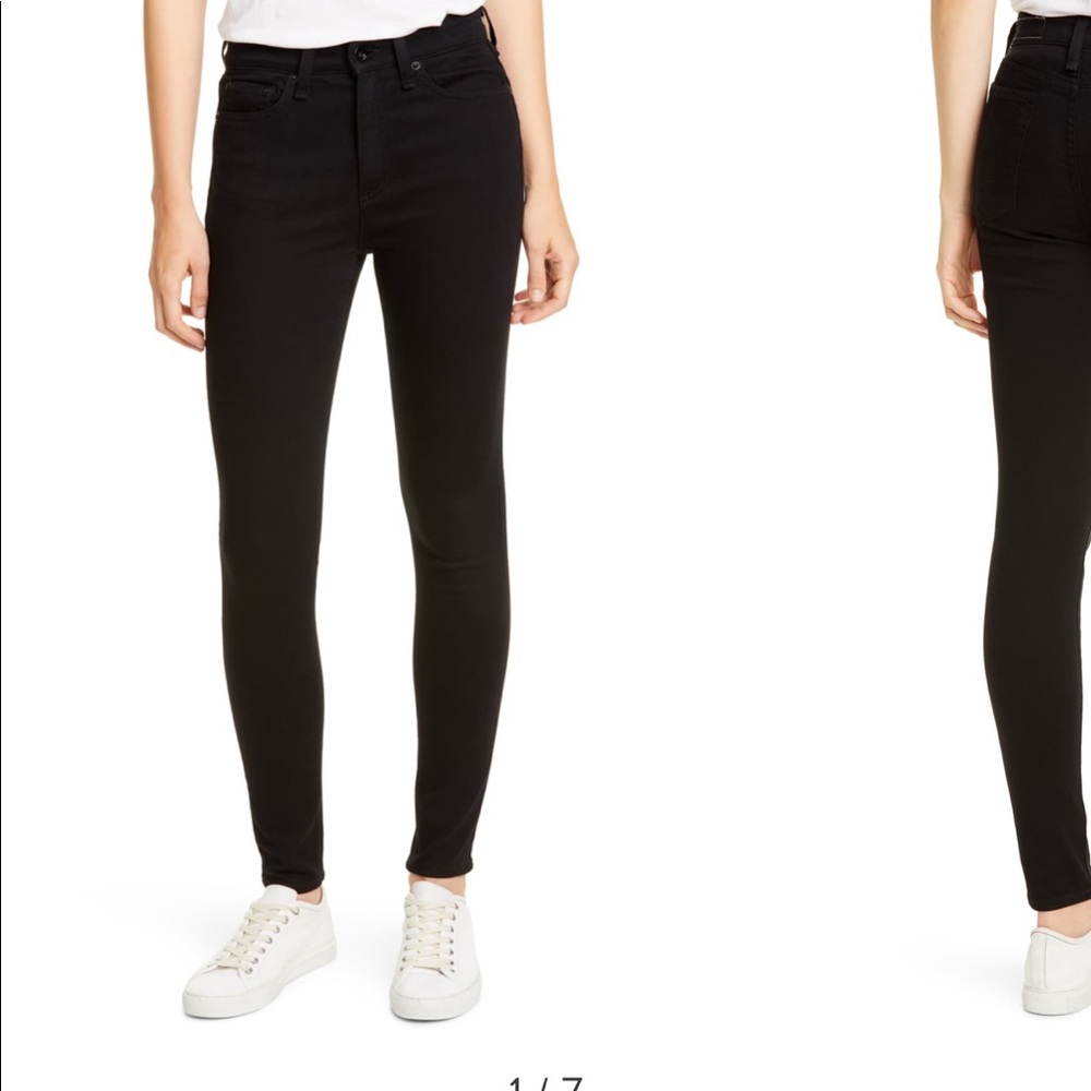 Rag & Bone Nina High Waist Ankle Skinny Jean
